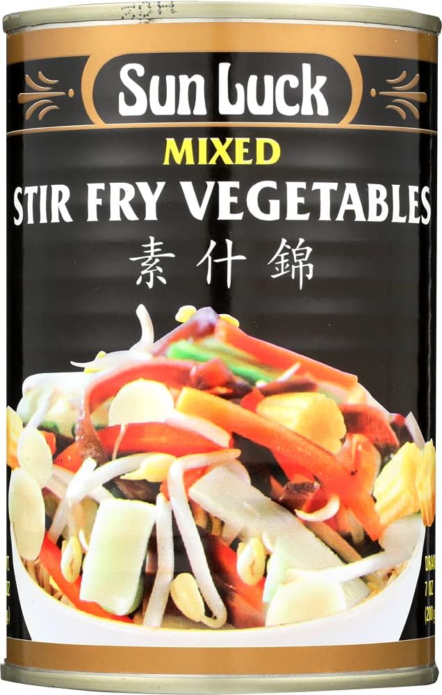 Sun Luck Mixed Stir Fry Vegetable, 14 oz (Pack of 6)