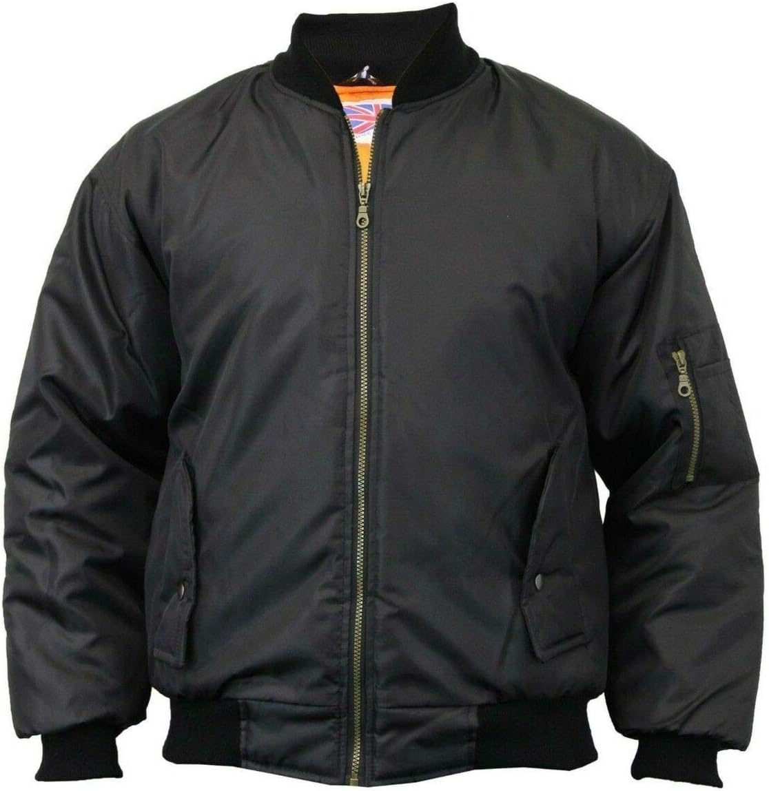 GILLICCI Mens Heavy Padded MA1 Type Army Biker Doorman Bomber Jacket Coat S-5XL