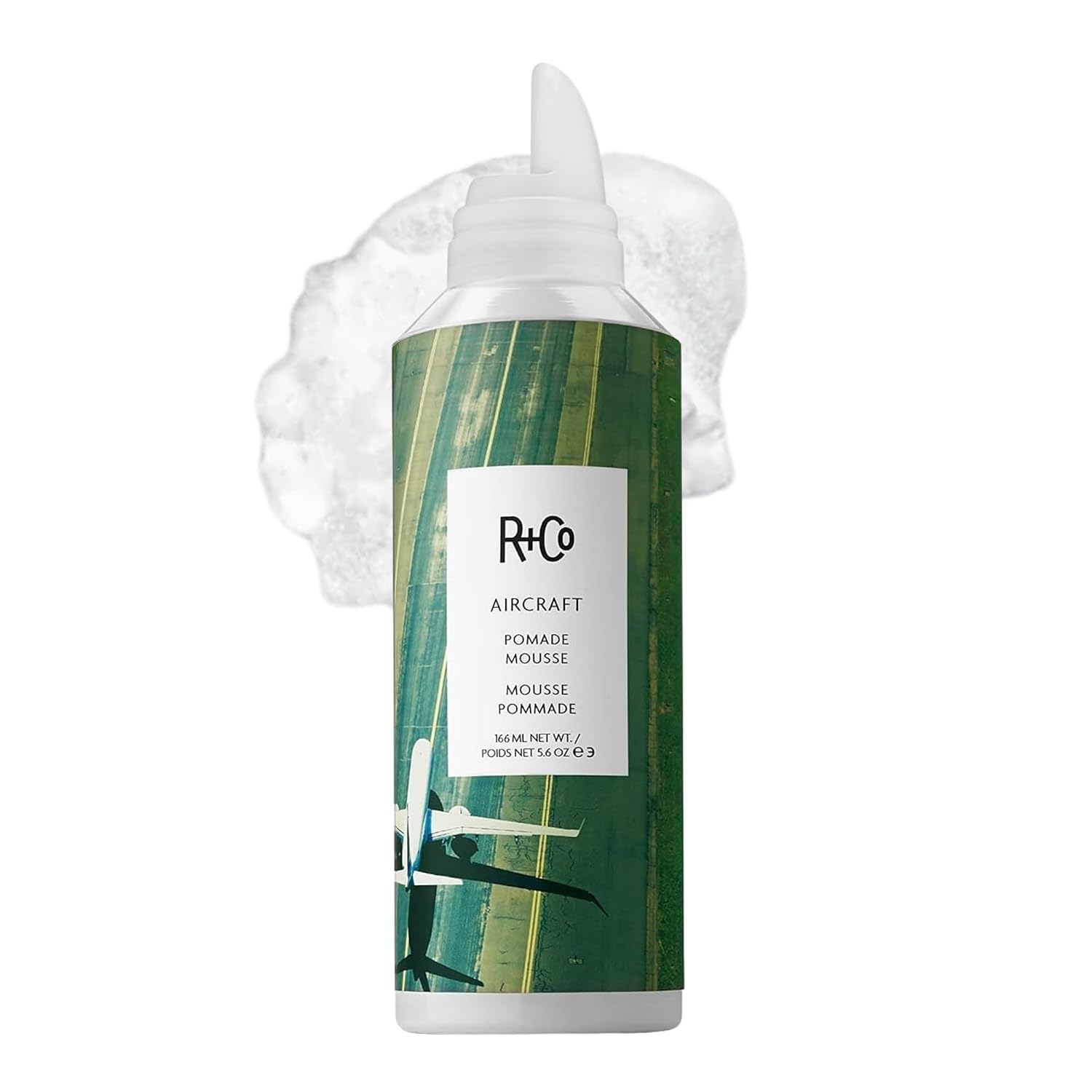 R+Co AIRCRAFT Pomade Mousse, Rosy Eyed Scent