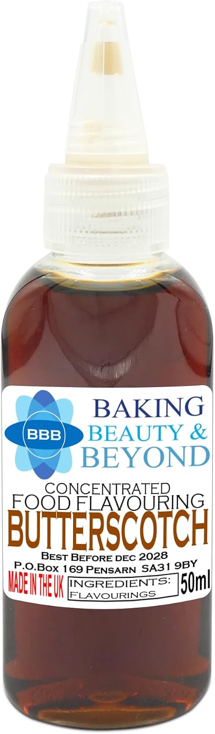 Baking Beauty and Beyond Concentrated Food Flavouring - Butterscotch (50ml)