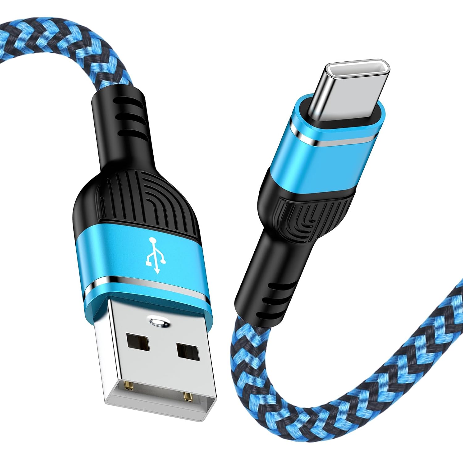 USB C S25 Ultra Charger Cable Fast Charging Car Charger Cord 6FT for Samsung Galaxy S25 Ultra S25 Edge S25 Plus A16 5G A35 A15 A25 A55, 3.1A Long Type A USB to USB C Wire Braided Andriod Phone Cables