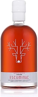 Escuminac Extra Rare, Organic Maple Syrup - Canada Grade A 16.9 fl oz - Amber Rich Taste - Authentic & Pure Canadian Maple Syrup - Delicate Taste - Great Gift…