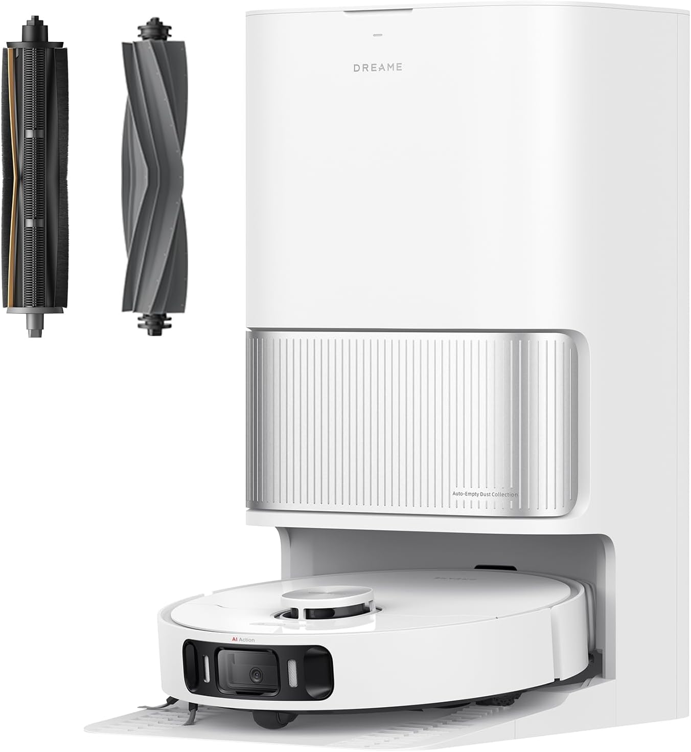 DREAME L40s Ultra AE Robot Vacuum and Mop Combo, 19,000Pa Suction, Self Emptying Dust Box, Flexible Mop & 167℉ Self Cleaning Washboard, Diverse Brush Selection, All-in-One Station, Auto Refill