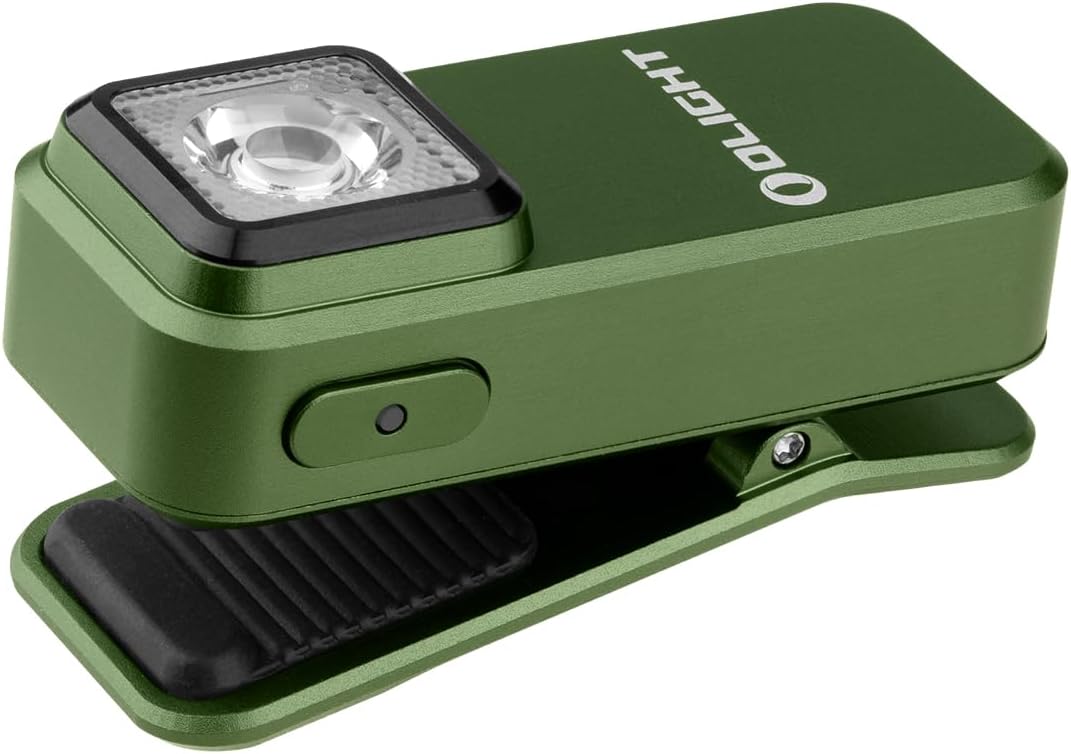 OLIGHT Oclip Mini 300 Lumens Rechargeable EDC Clip on Torch OD Green