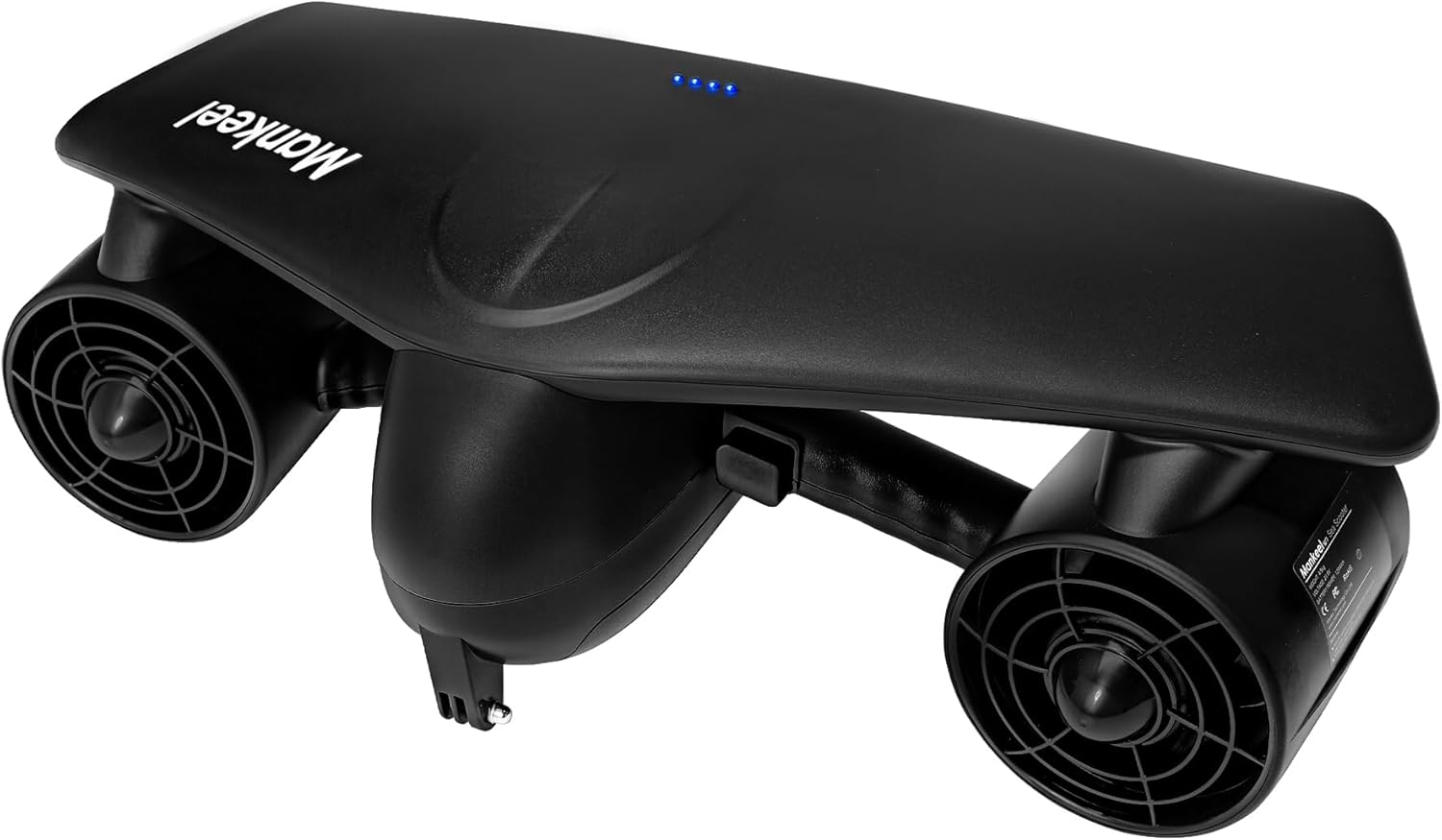 Oryxearth Dual Motor Underwater Scooter, 164FT Max Depth, 2 Speed Modes Control (1.79mph & 4.03mph) with Child Lock and Camera Compatible for Scuba Diving Snorkeling
