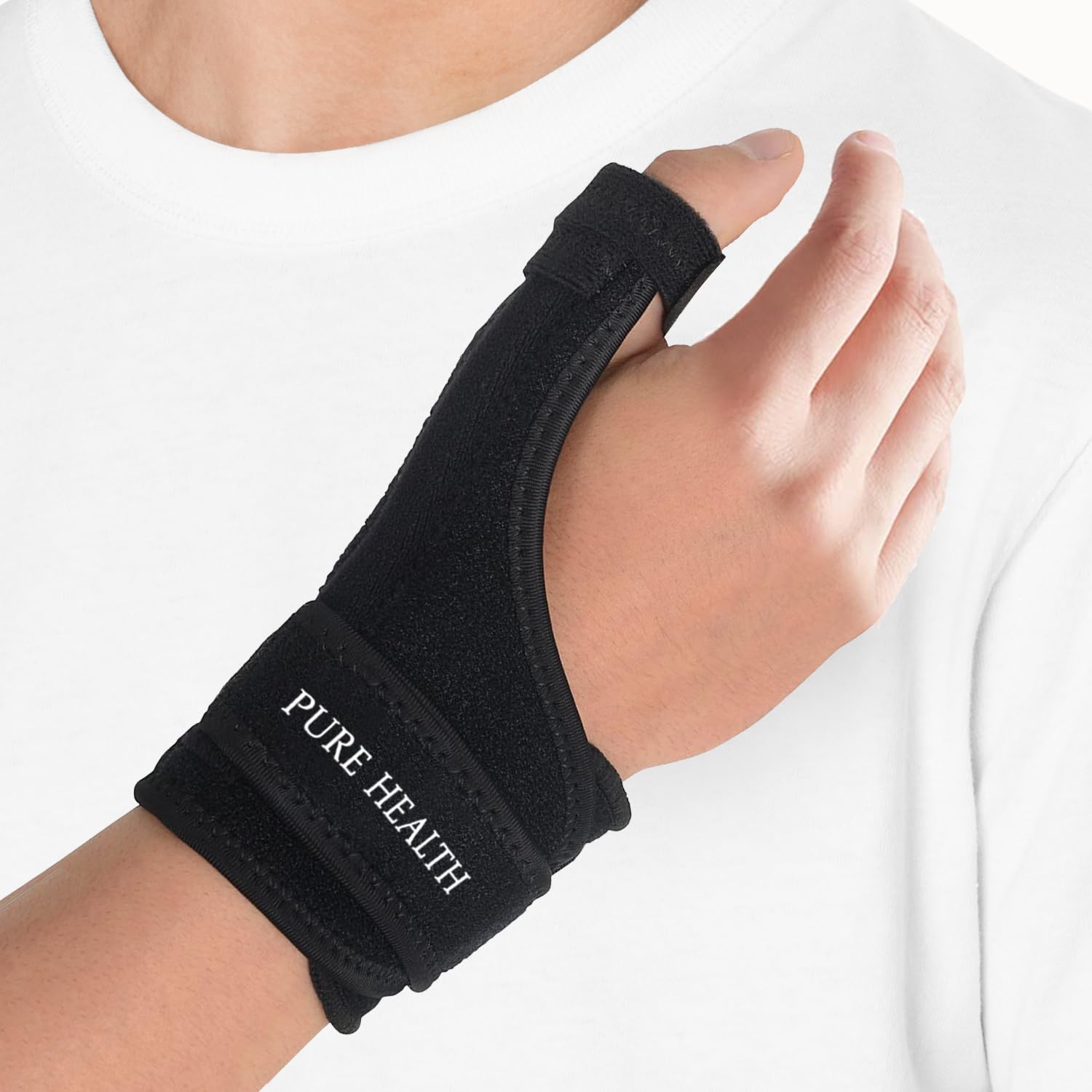 Thumb Support Brace - Splint for Spica and Hand Wrist Support - For Arthritis, Chronic CTS, Tenosynovitis and Carpal Tunnel Pain Relief, Thumb Sprain for Right Hand & Left (ComfortLock Prime Shield)