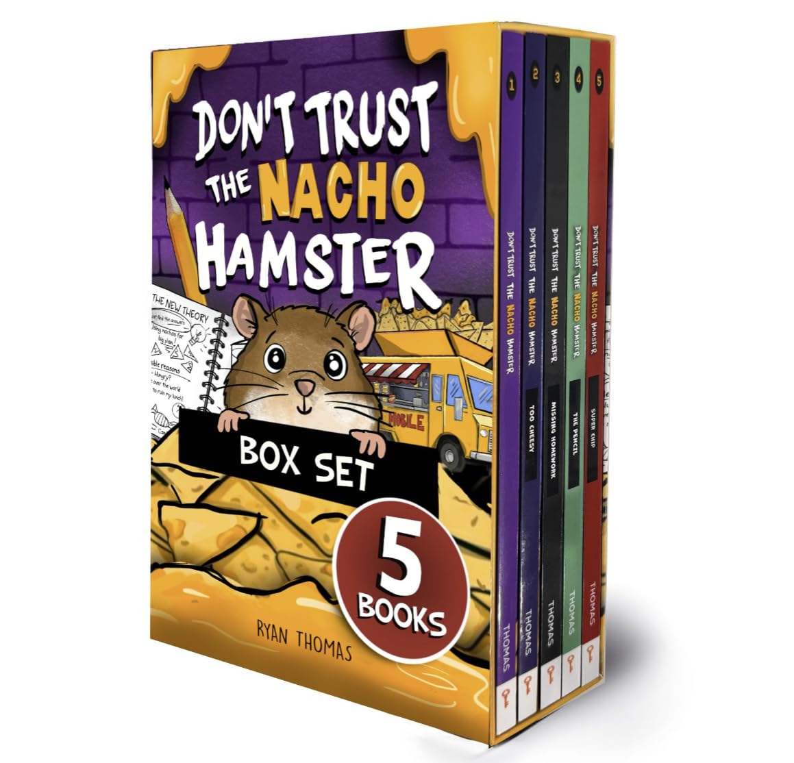 Don't Trust The Nacho Hamster: 5 Book Box Set (Dyslexia-Friendly Chapter Books for Kids Ages 6-10 Book)
