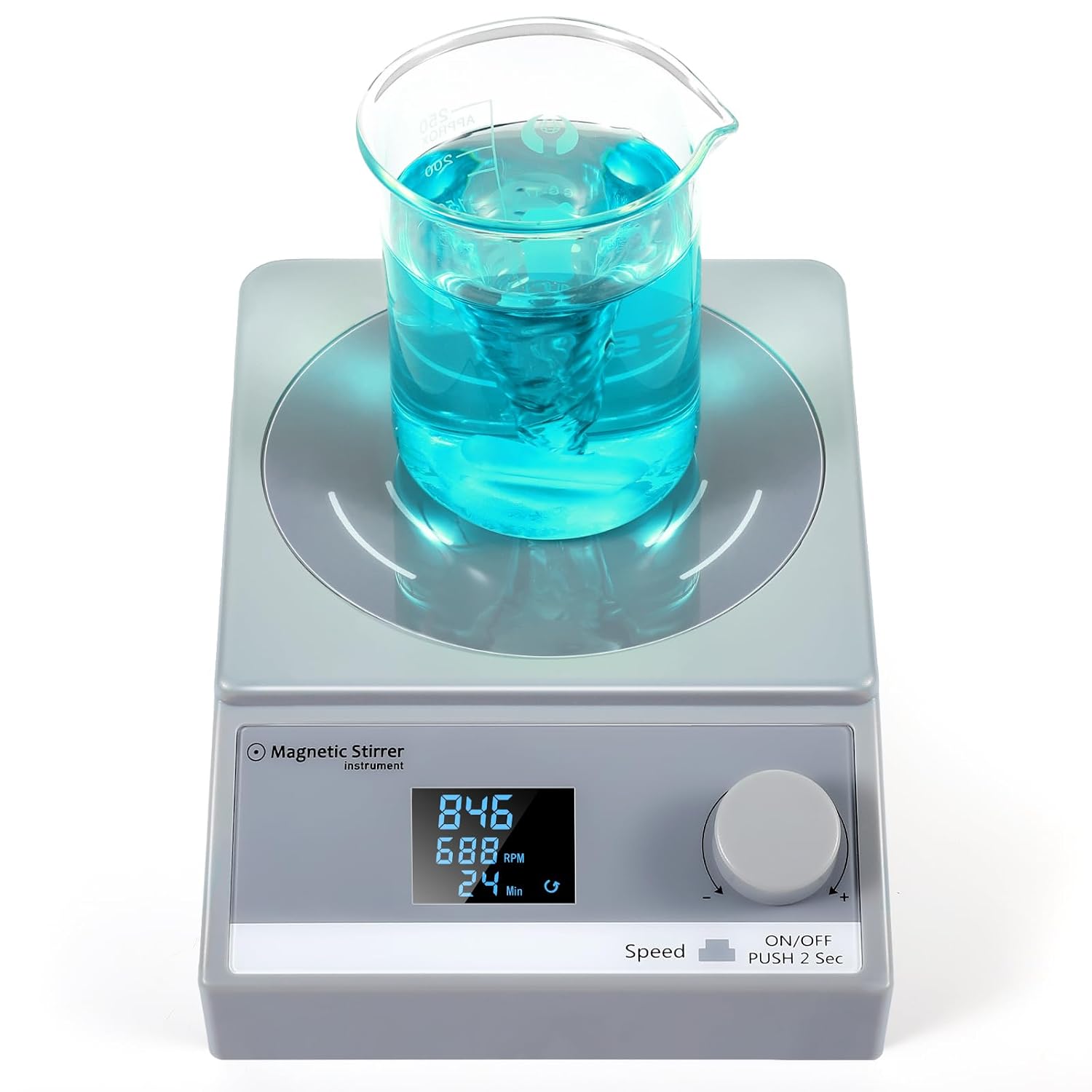 Digital Magnetic Stirrer with Timer, Magnetic Stir Plate with LCD Display