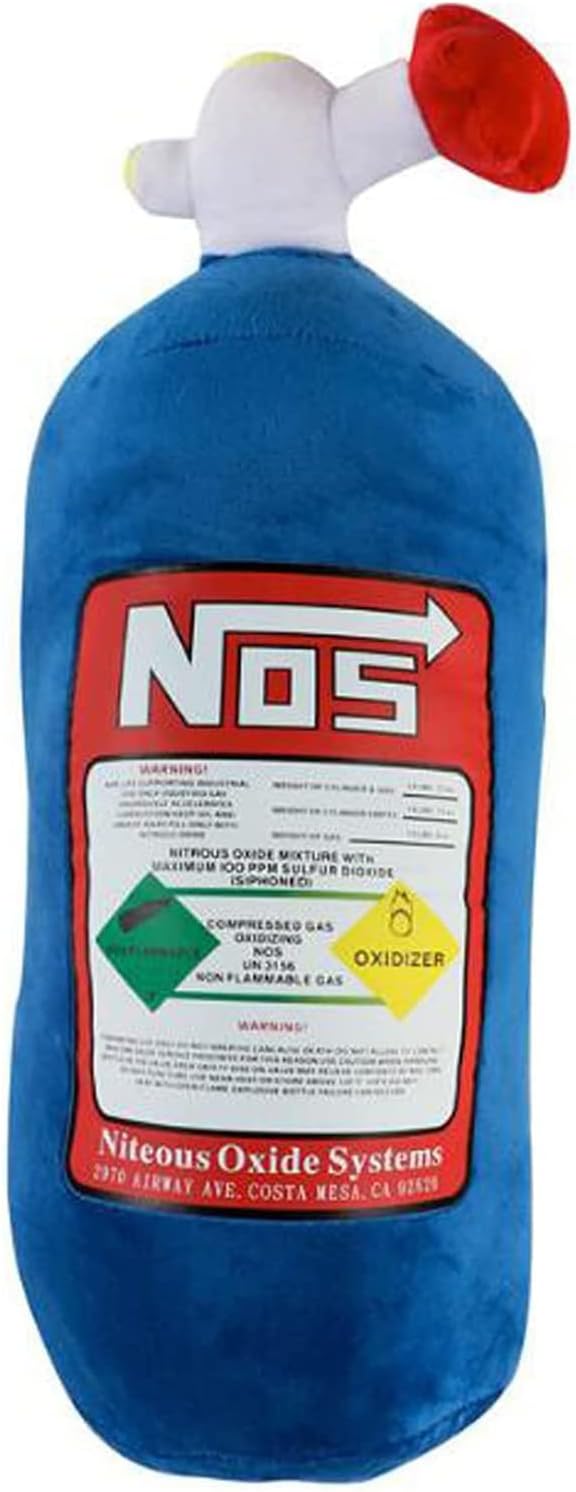 OsAtNb NOS Car Headrest Pillow NOS Travel Pillow Plush Car Neck Pillow Car Decor Pillow Head Support Cushion Nitrous Oxide Bottle Pillow Automative Neck Support Pillow Back Rest