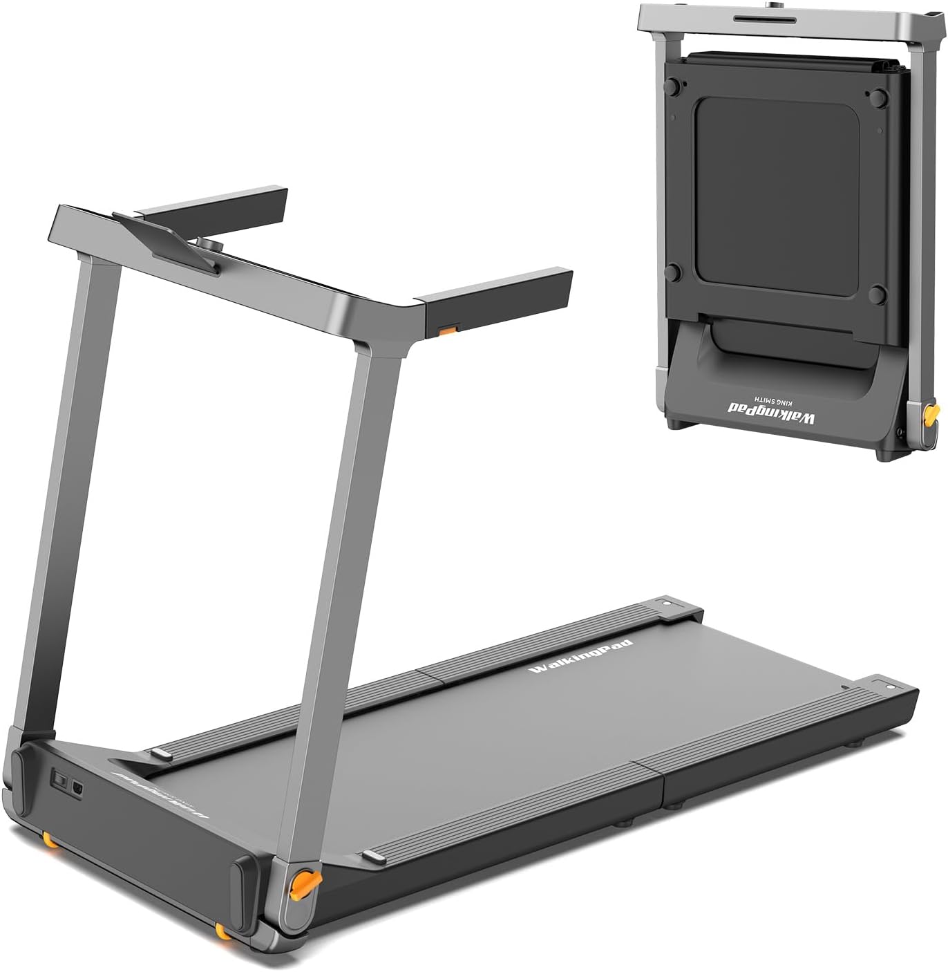 WALKINGPAD Foldable Walking Pad Treadmill with Handle Bar, 7.5MPH | Compact Design, LED Display, Rotary Control, No Assembly for Home Walking, Jogging, and Daily Workouts
