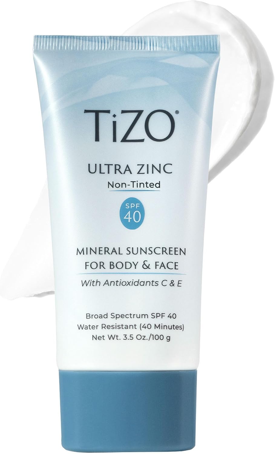 Tizo Ultra Zinc Body and Face Non-tinted SPF 40 For Unisex 3.5 oz Sunscreen