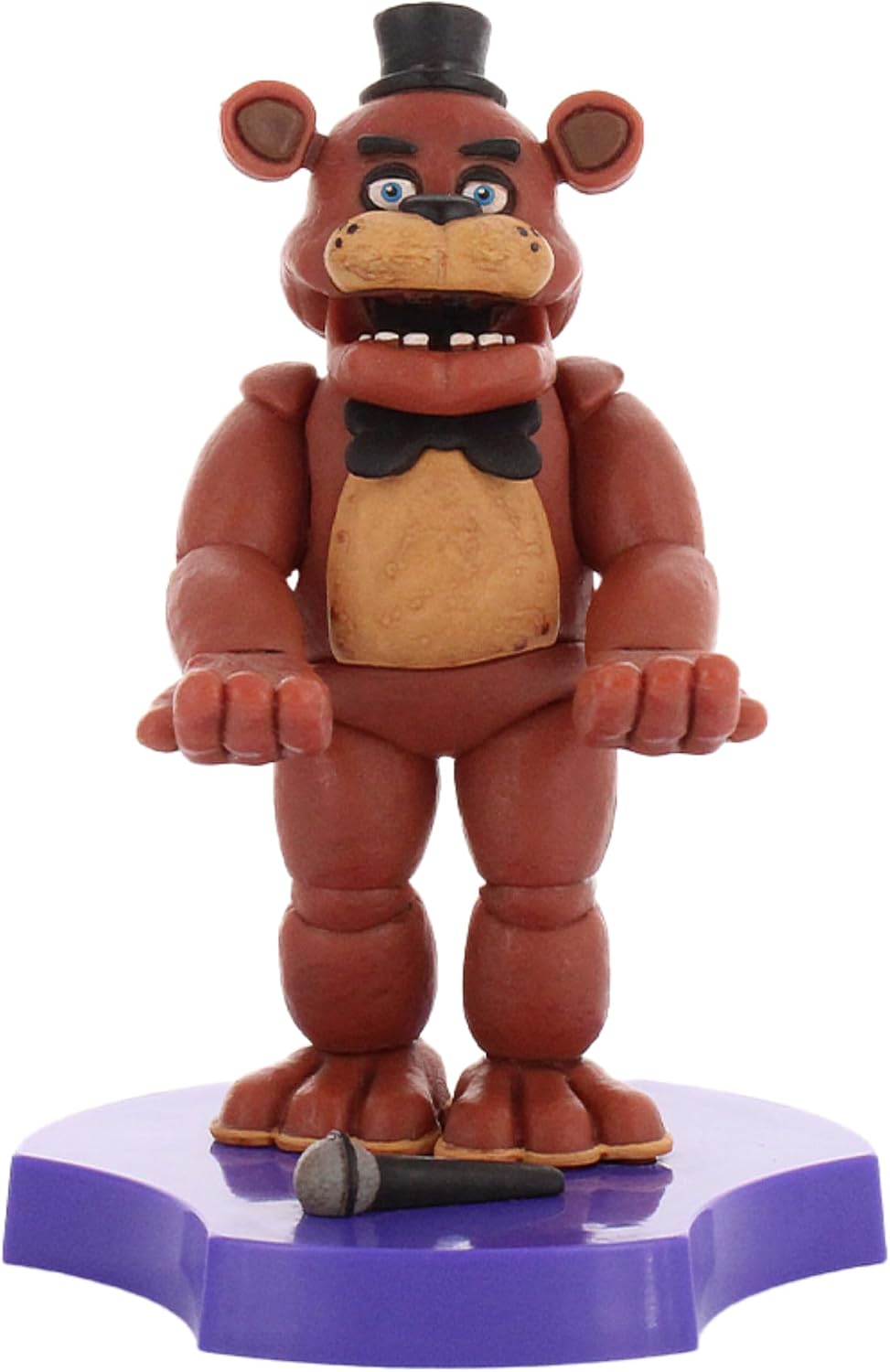 Cableguys Minis Five Nights at Freddy's Freddy Phone Stand & Earbuds Holder - Novelty Phone Stand for Desk Decor and Bedside Accessories, In Ear Headphone Holder for Smartphone & Small Devices