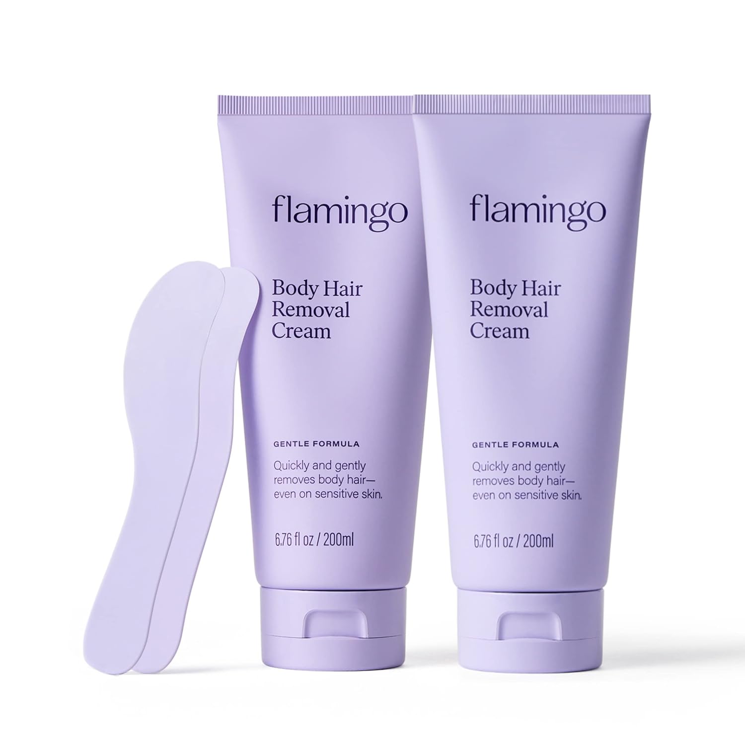 Flamingo Women's Body Hair Removal Cream - (2 Pack) 6.76 fl oz - Removes Hair from Legs, Arms, Underarms, Stomach, and Bikini Line