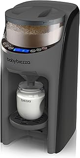 Baby Brezza New and Improved Formula Pro Advanced Formula Dispenser Machine - Automatically Mix a Warm Formula Bottle Instantly - Easily Make Bottle with Automatic Powder Blending, Charcoal