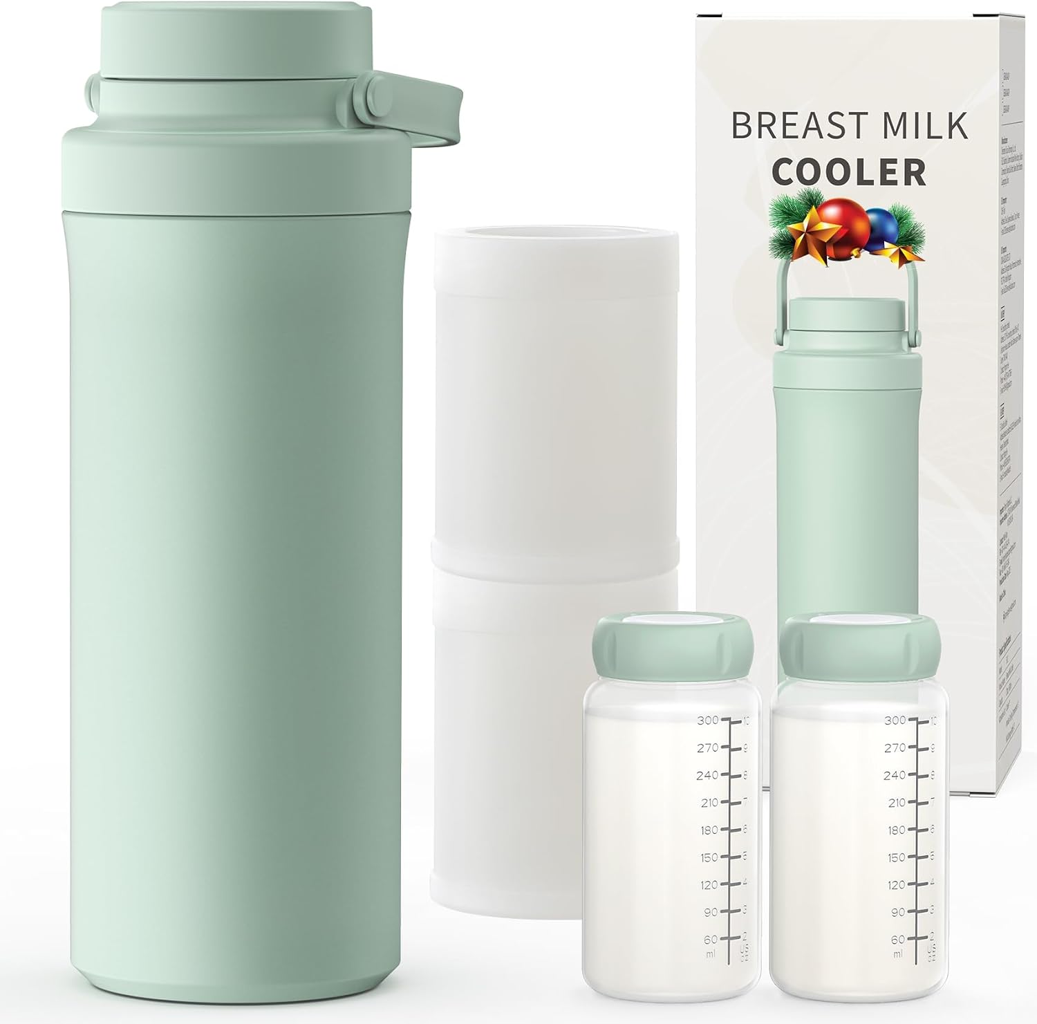 Xaproo 650ml Breast Milk Cooler Bottle, 24H Ice-Free Cooling