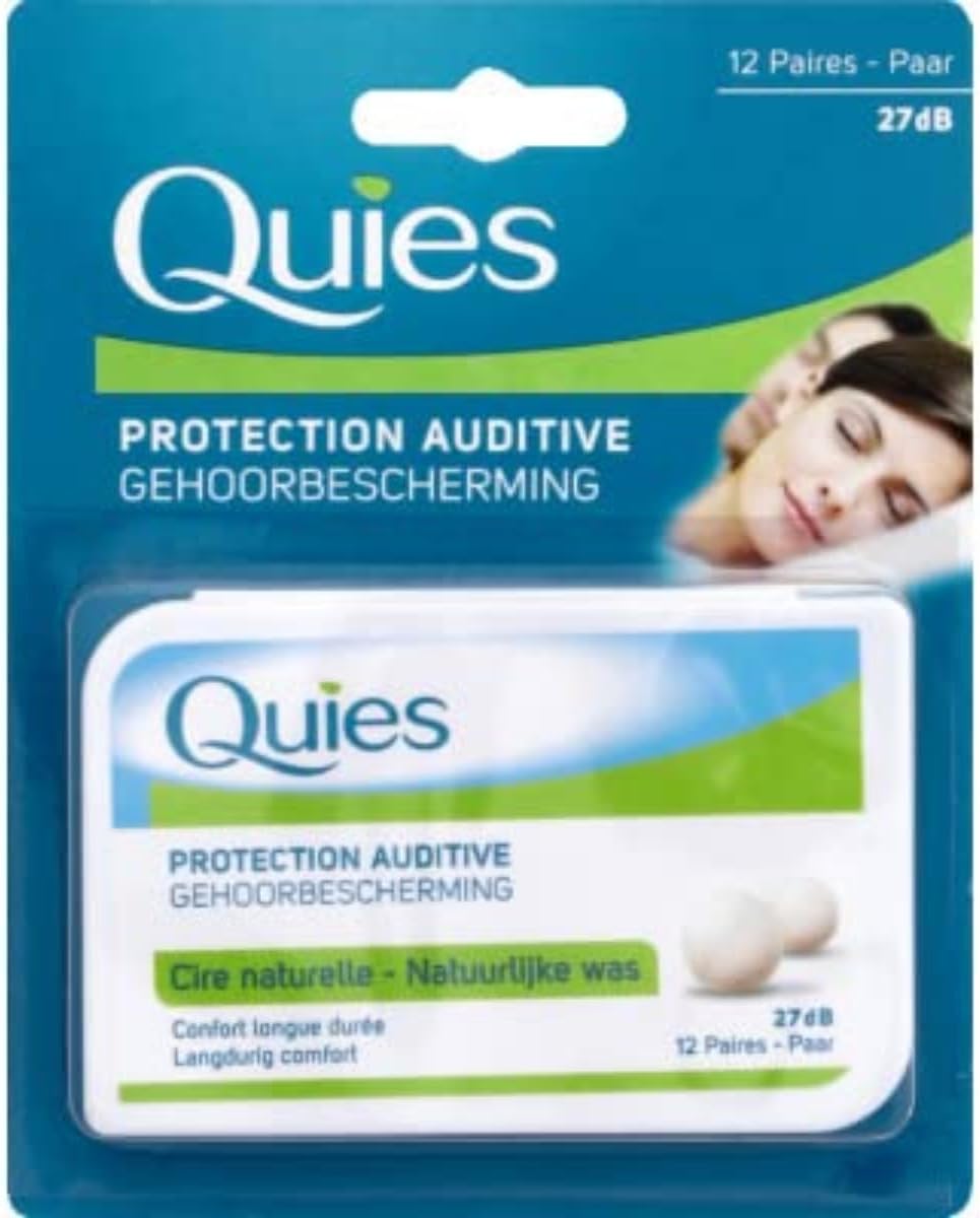 Quies Wax Ear Plugs - 12 pairs