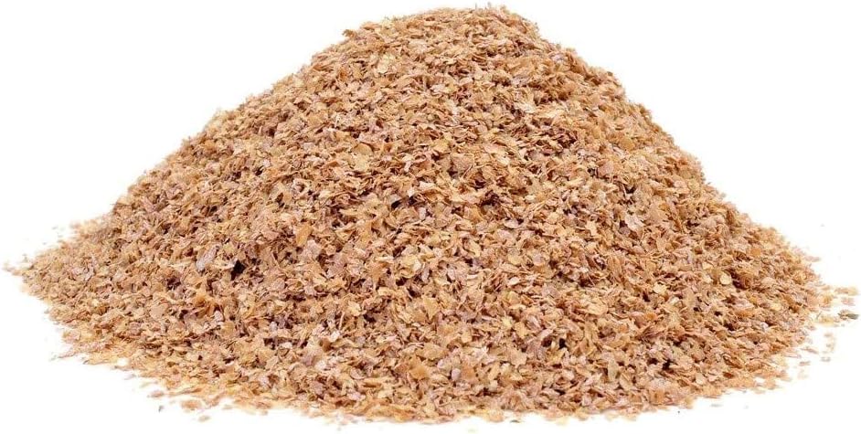 Premium 100% Natural Wheat Bran Bedding, Food for Mealworms and Superworms - 5lb