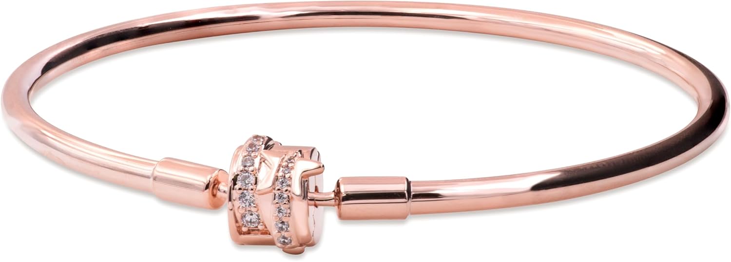 Pandora Moments Sparkling Shooting Star Clasp Bangle