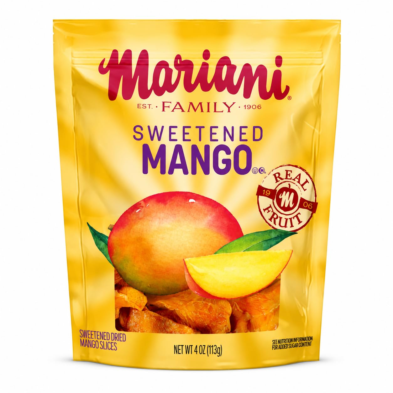 Mariani Premium Dried Mango, 4 oz