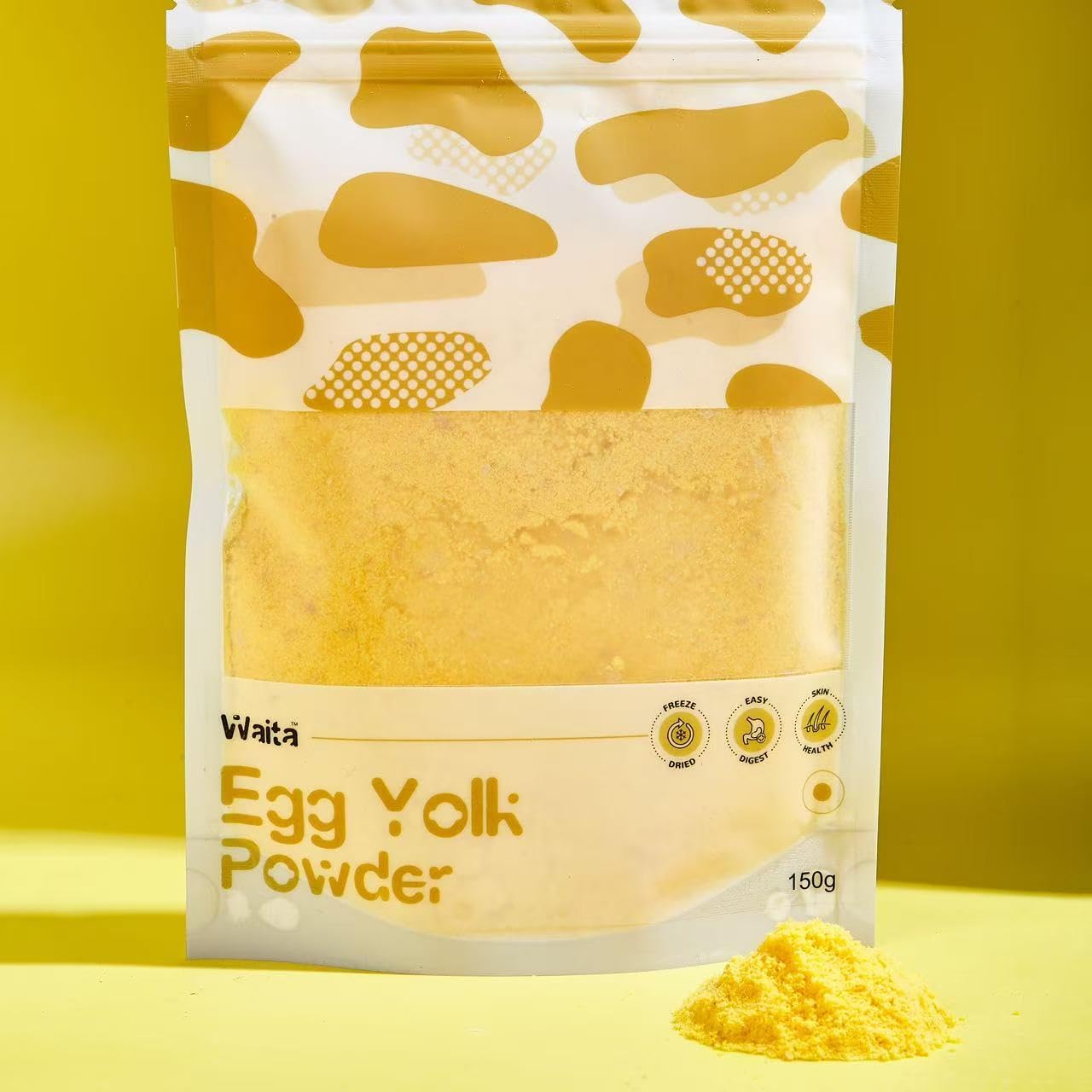 Freeze-Dried Egg Yolk Power for Cat Treats Pets Dog Treats Natural Fresh Cat Food And Dog Food 150g Bag