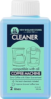 Coffee Machine Cleaner - 10oz (2 Uses), Universal Descaling Solution Compatible with Keurig, Nespresso, Delonghi and All Single Use Coffee and Espresso Machines