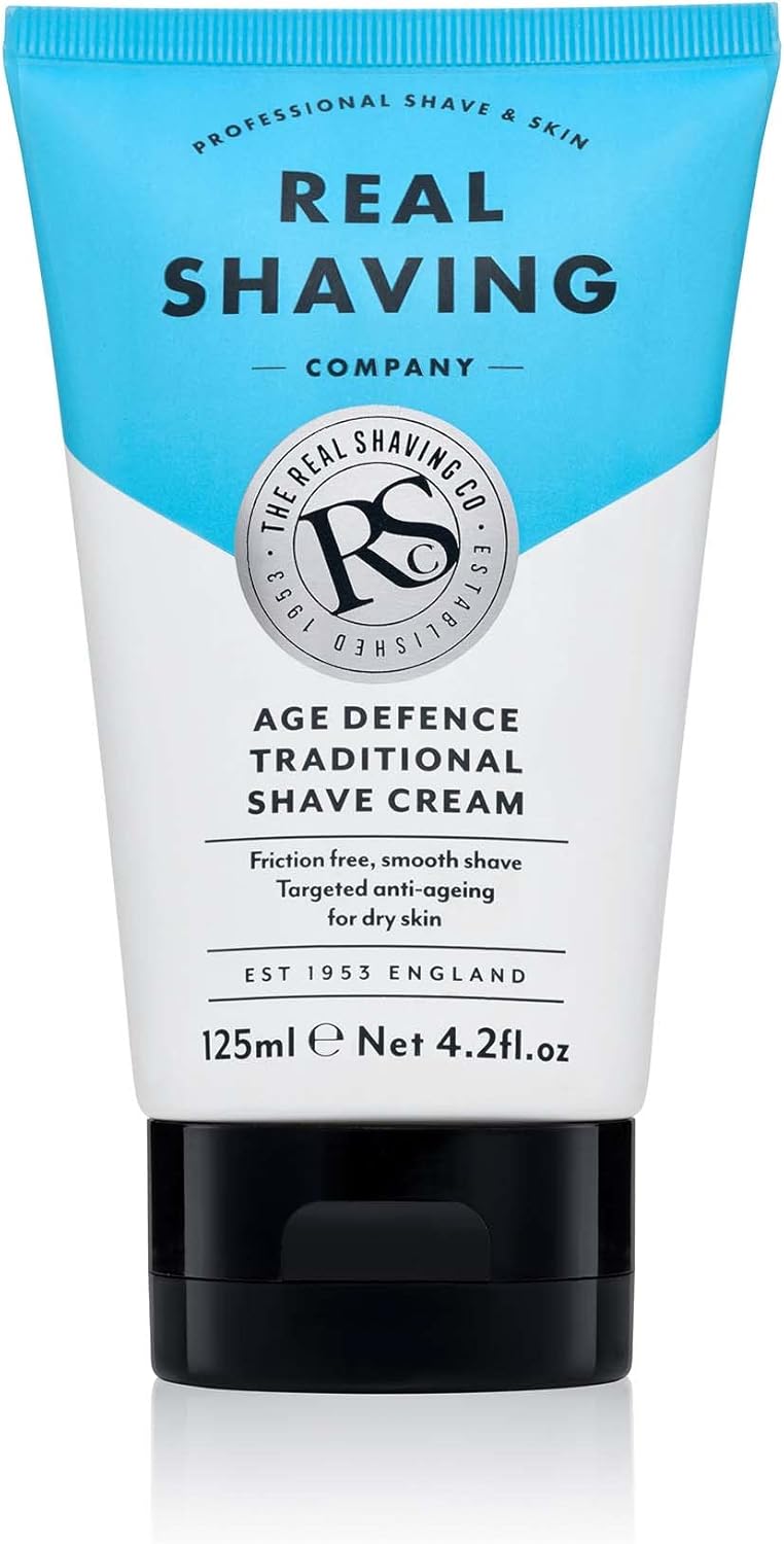 The Real Shaving Company Age Defence Shave Cream 125ml (Pack of 1)