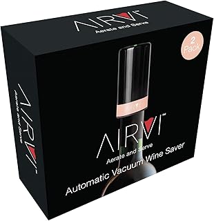 Automatic Vacuum Wine Saver - Premium Wine Bottle Preserver with Vacuum Pump, Ensuring Optimal Freshness, Wine Vacuum Stopper for Standard Wine Bottles (2 Pack, Rose Gold)