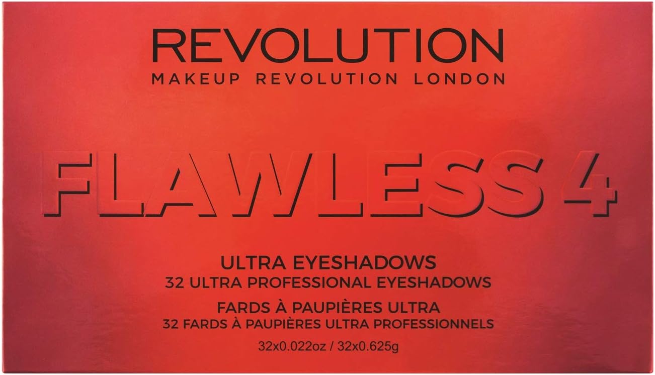 Revolution Flawless 4 Eye Shadow Palette 32 x 0.625g