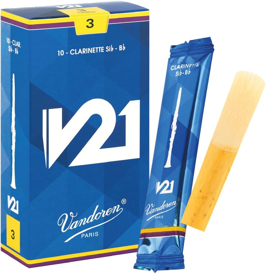 Vandoren CR803 Bb Clarinet V21 Reeds Strength 3; Box of 10