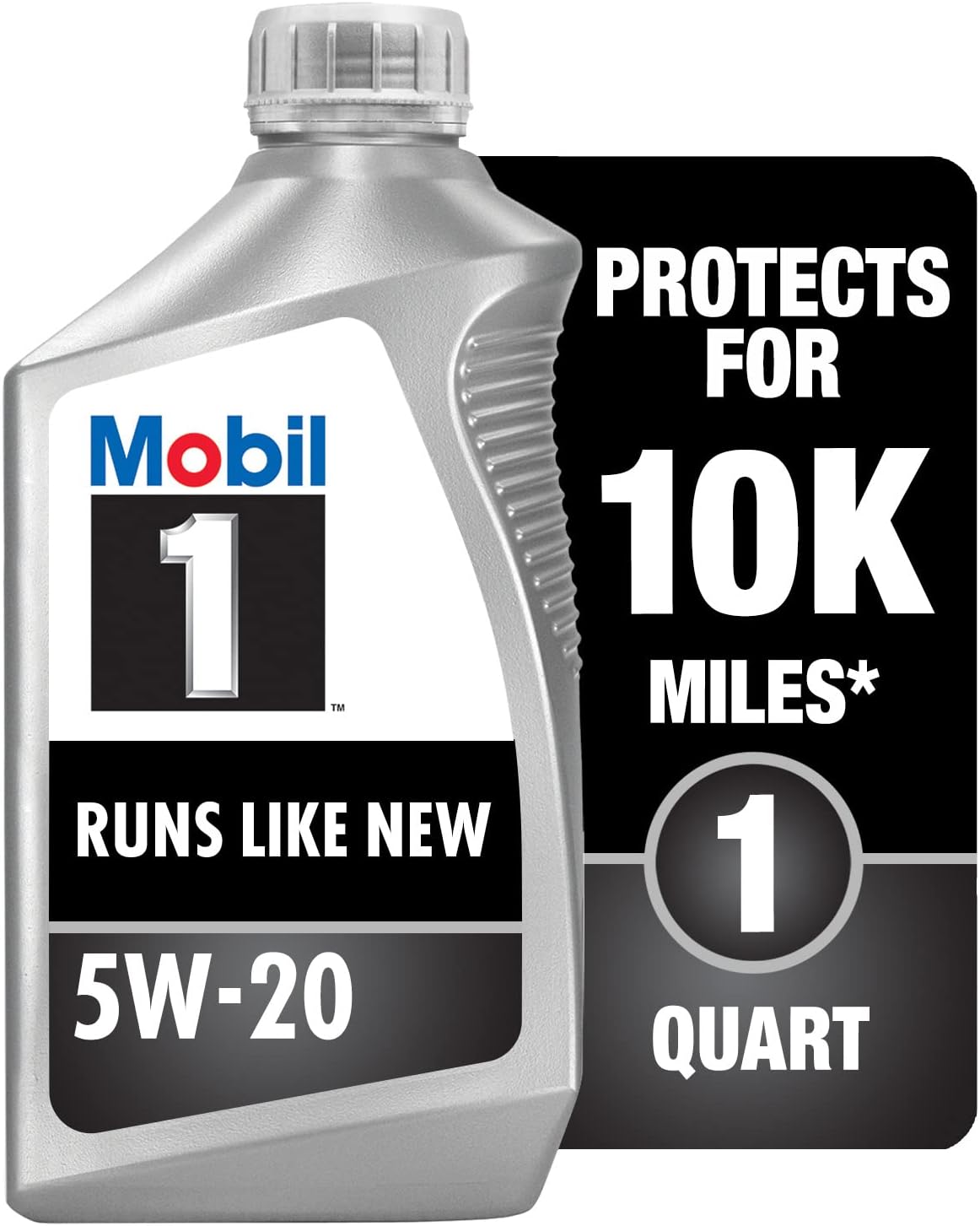Mobil 1 Advanced Full Synthetic Motor Oil 5W-20, 6-Pack of 1 quarts