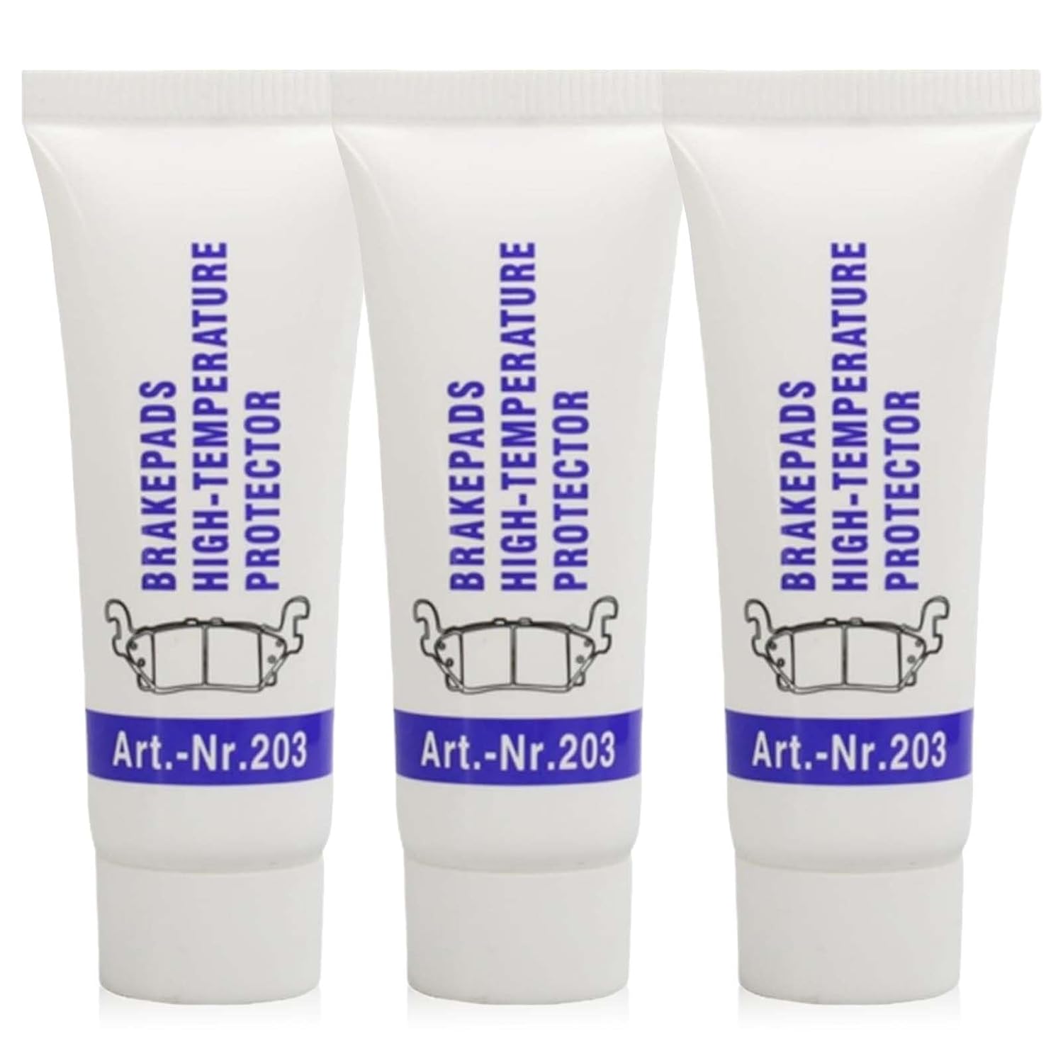 3PCS Silicone Grease for Cars, High Temperature Brake, Brake Grease Paste, Lubricant Plumbers, Multi-Purpose, Silicone for O-Rings,Clear Eliminats Squeaking,Against Galling