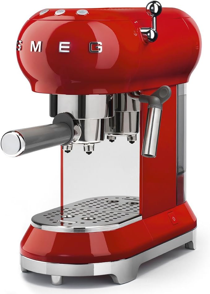 Smeg Espresso Coffee Machine, Red