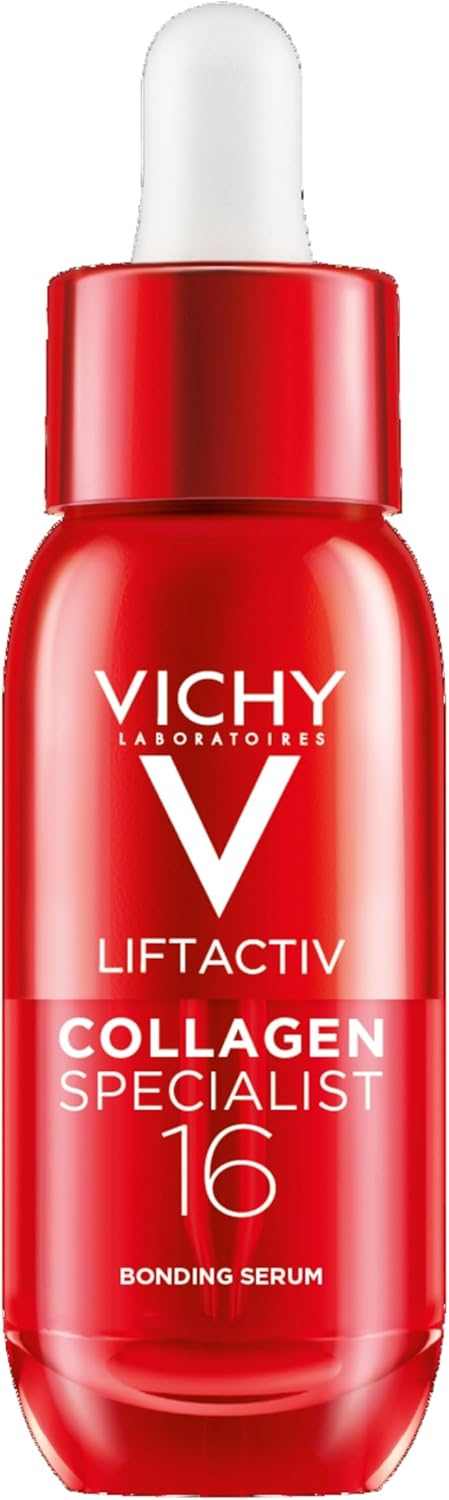 Vichy Liftactiv Collagen Specialist 16 Bonding Serum, Anti-Ageing Face Serum with Peptides for Hydration, Firmness, Wrinkles, Skin Barrier Repair