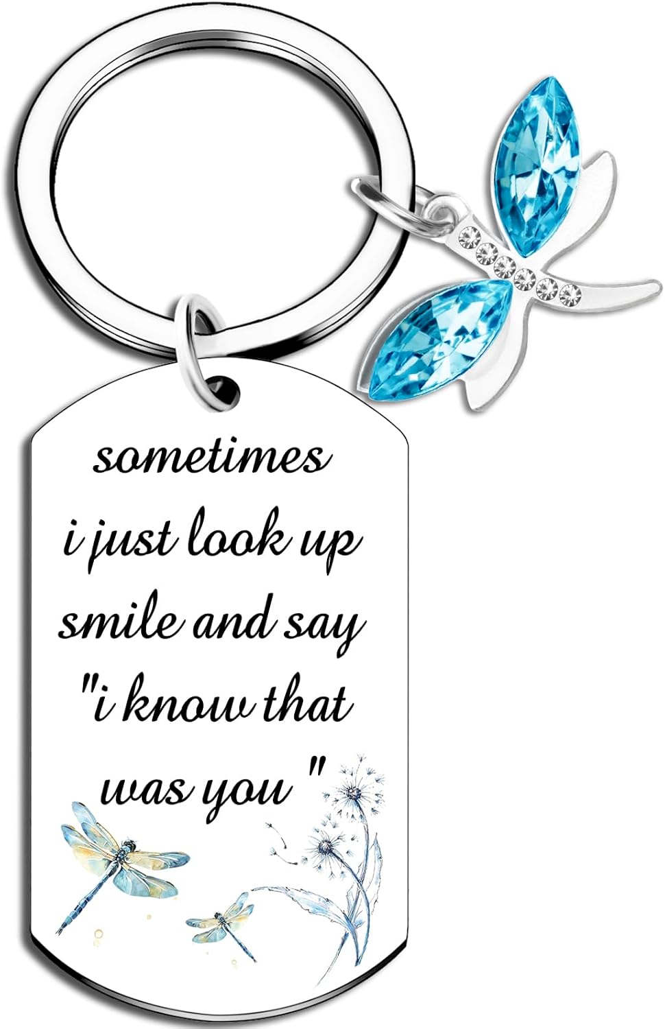 Dragonfly Gifts For Women Dragonfly Keychain Bereavement Gifts Loss Of Mother Condolence Sympathy Gift for Loss Of Mom Dad Daughter Grandmother Sister Grieving