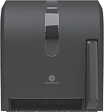 Georgia-Pacific Push Paddle Roll Paper Towel Dispenser by GP PRO, 54338A, Black