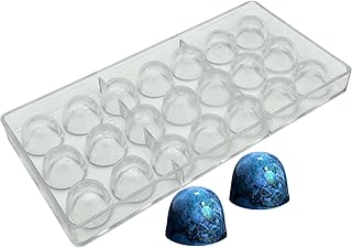 Bell Shape Chocolate Bonbon Mold Polycarbonate Truffle Mould Homemade Chocolates Covered Candy DIY Tool