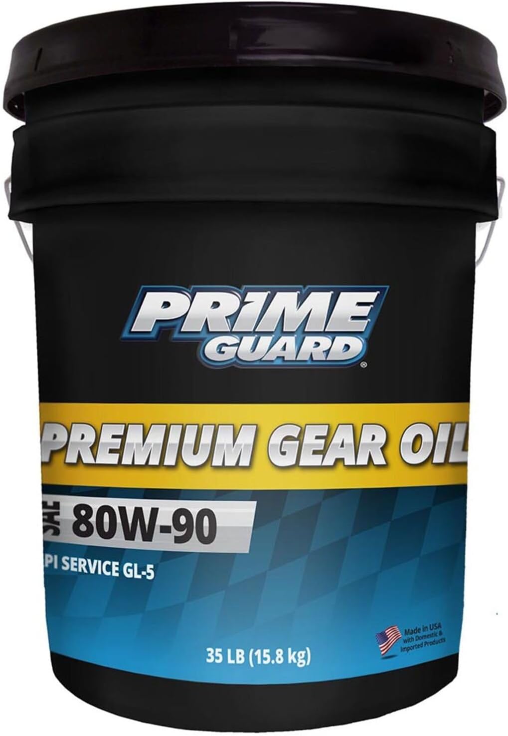Prime Guard Premium Full Synthetic SAE 80W-90 GL-5 Gear Oil - 5 Gallon