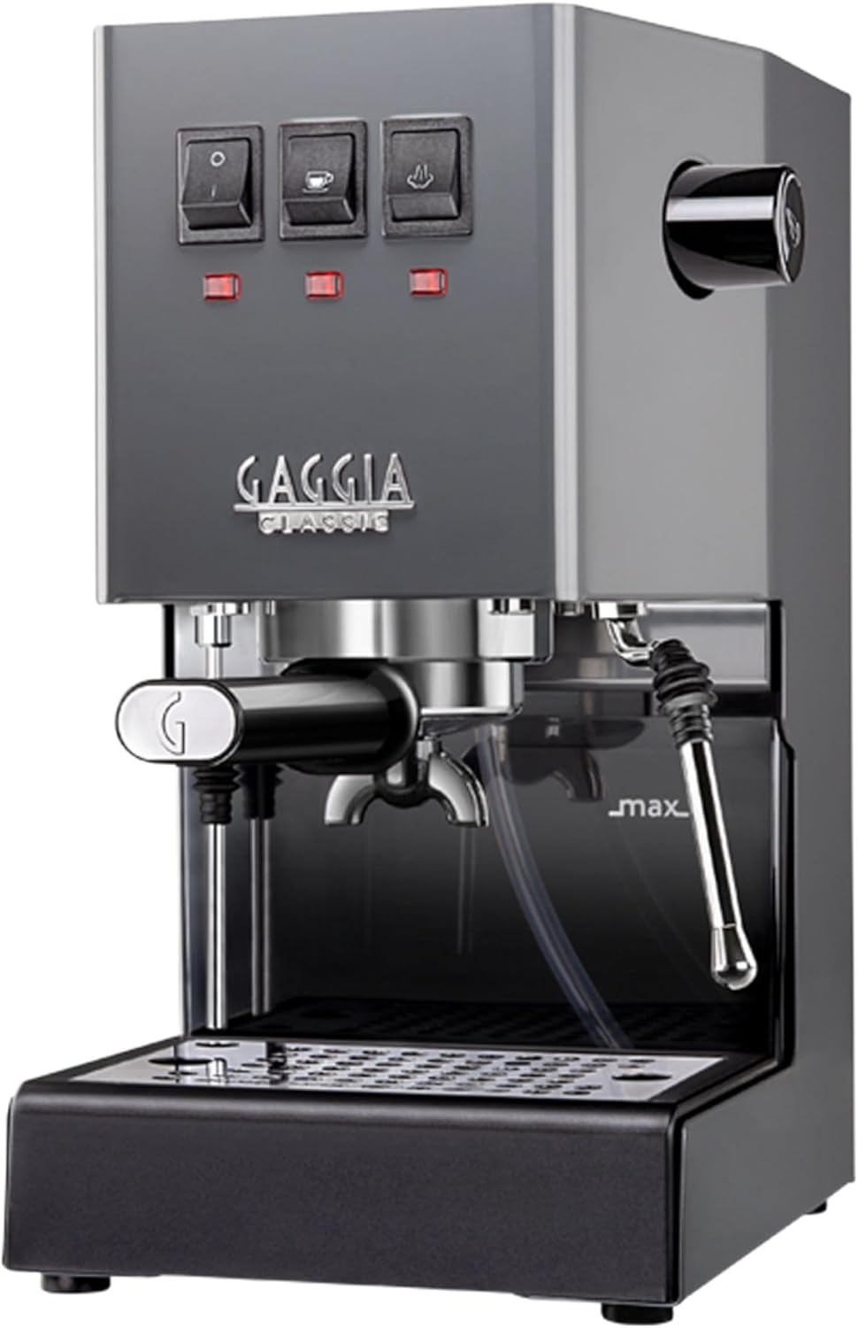 Gaggia RI9380/51 Classic Evo Pro Espresso Machine, Industrial Grey, Small