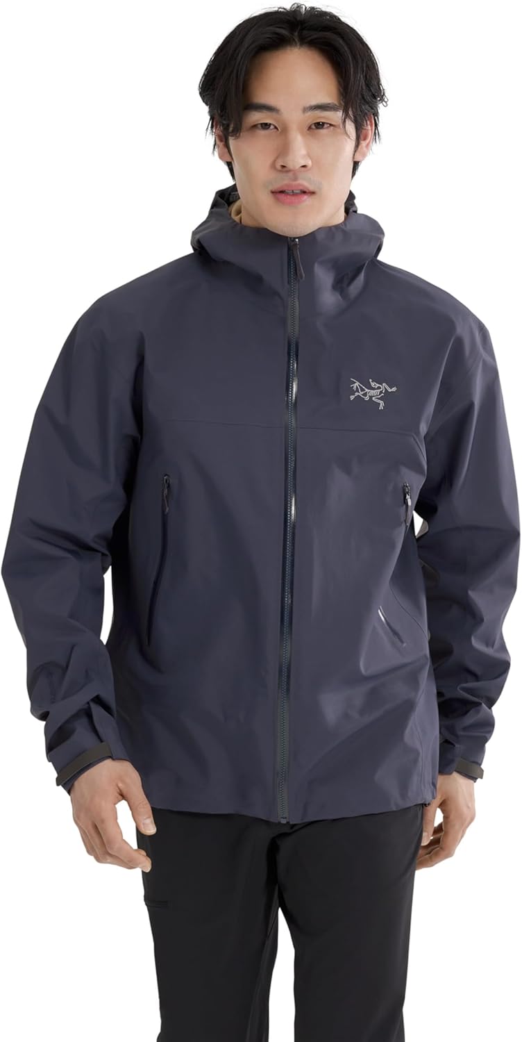 Arc'teryx Beta Jacket Men's | Gore-Tex ePE Shell, Maximum Versatility Waterproof Hiking and Rain Jacket | Black Sapphire, Large