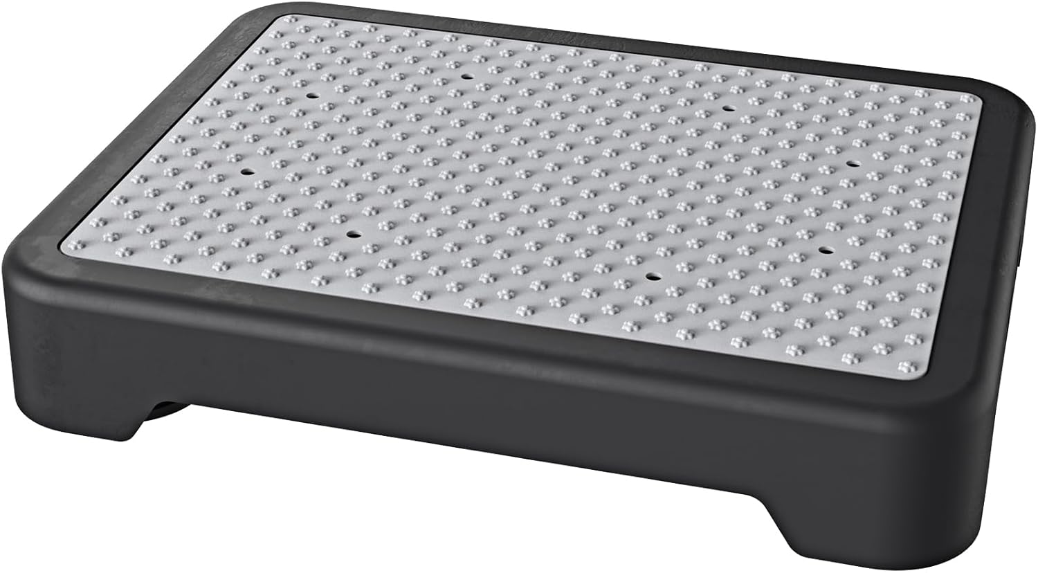 SPACELEAD Mobility Step Stool for Adults & Seniors, Anti-Slip Bathroom Step Stool, Portable Stair Assist Indoor/Outdoor, Platform Step for Kitchen, Office, and Bedroom, 600lbs Capacity, Black-Gray