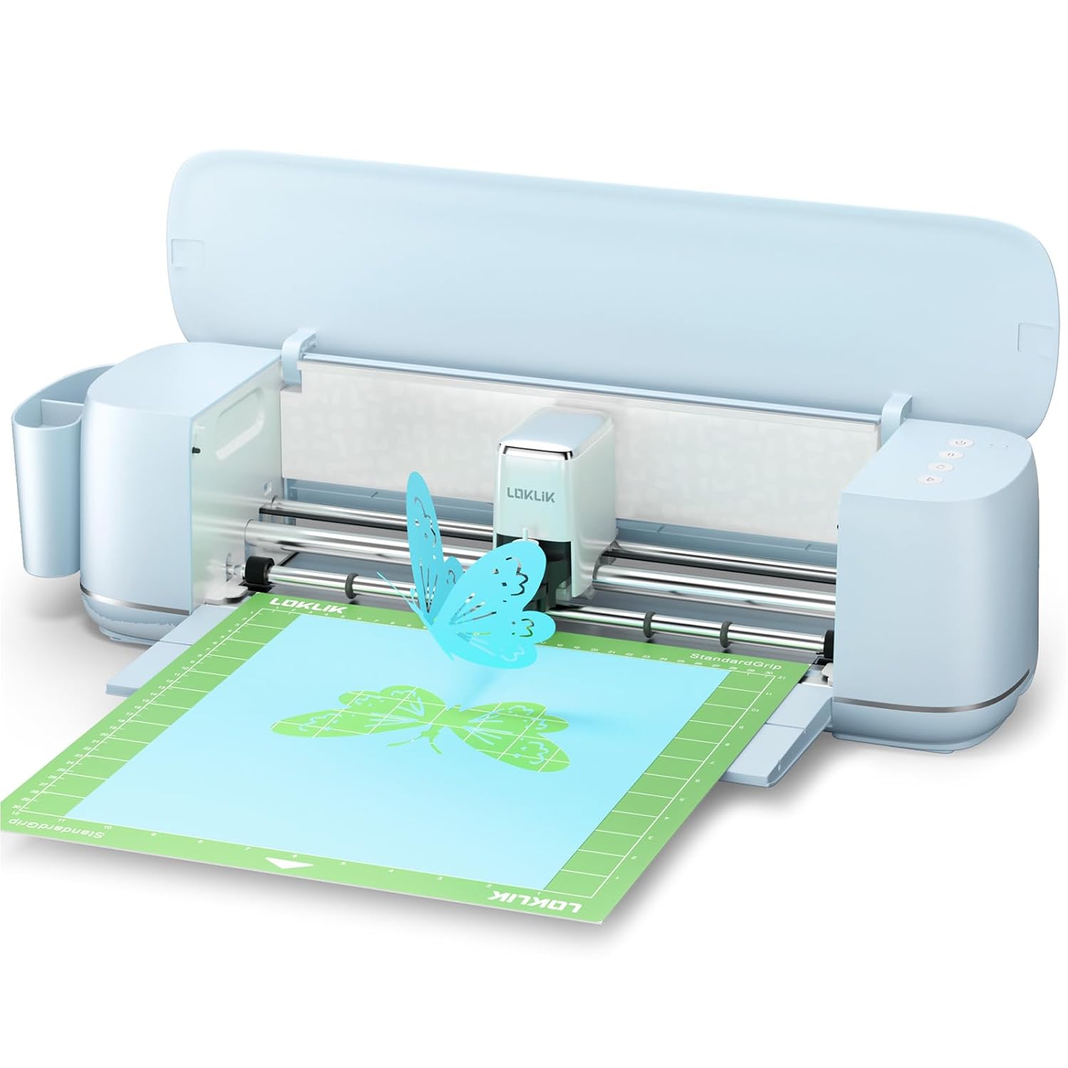 LOKLiK iCraft by HTVRONT Cutting Machine - 5 in 1 Vinyl Cutter Machine with 5X Cutting Force, Cuts 100+ Materials, AI Painting, 13'' Smart Die Cutting Machine for All Crafts Cards 3D Arts Home Decor