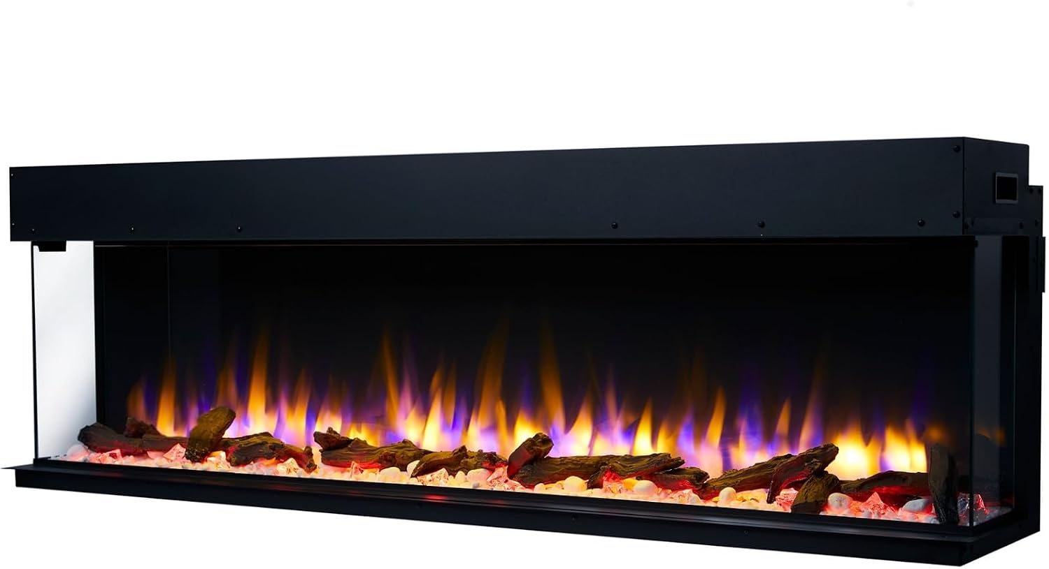 Endeavour Fires Rosedale 3D Media Wall Electric Fireplace, 60"/1530mm