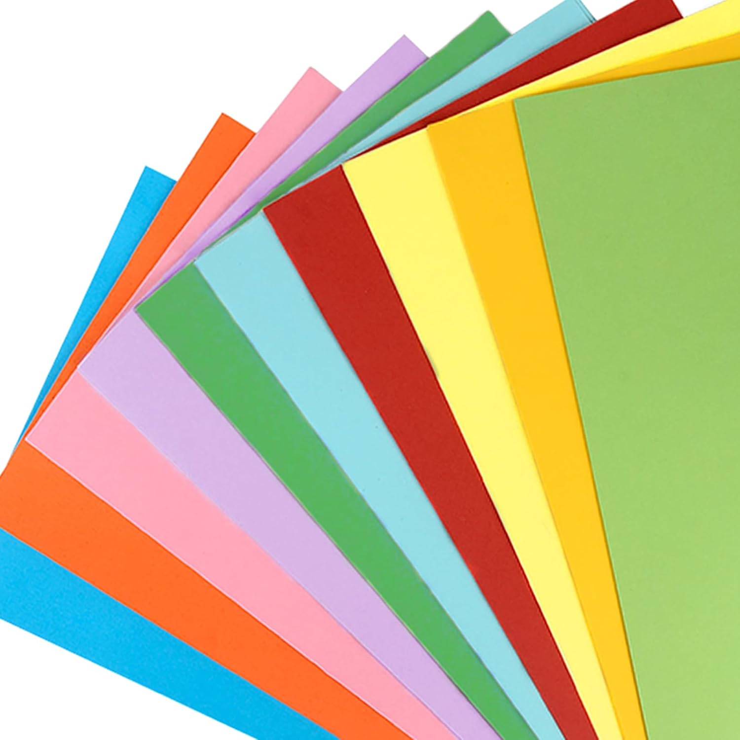 Coloured Card - A4 Card 250gsm 60 Sheets Thick Heavyweight Colour Cardstock, 10 Assorted Colours A4 Cards Paper for DIY Arts, Crafting Scrapbook, Creative Decor School Making Supplies, Home Office Use
