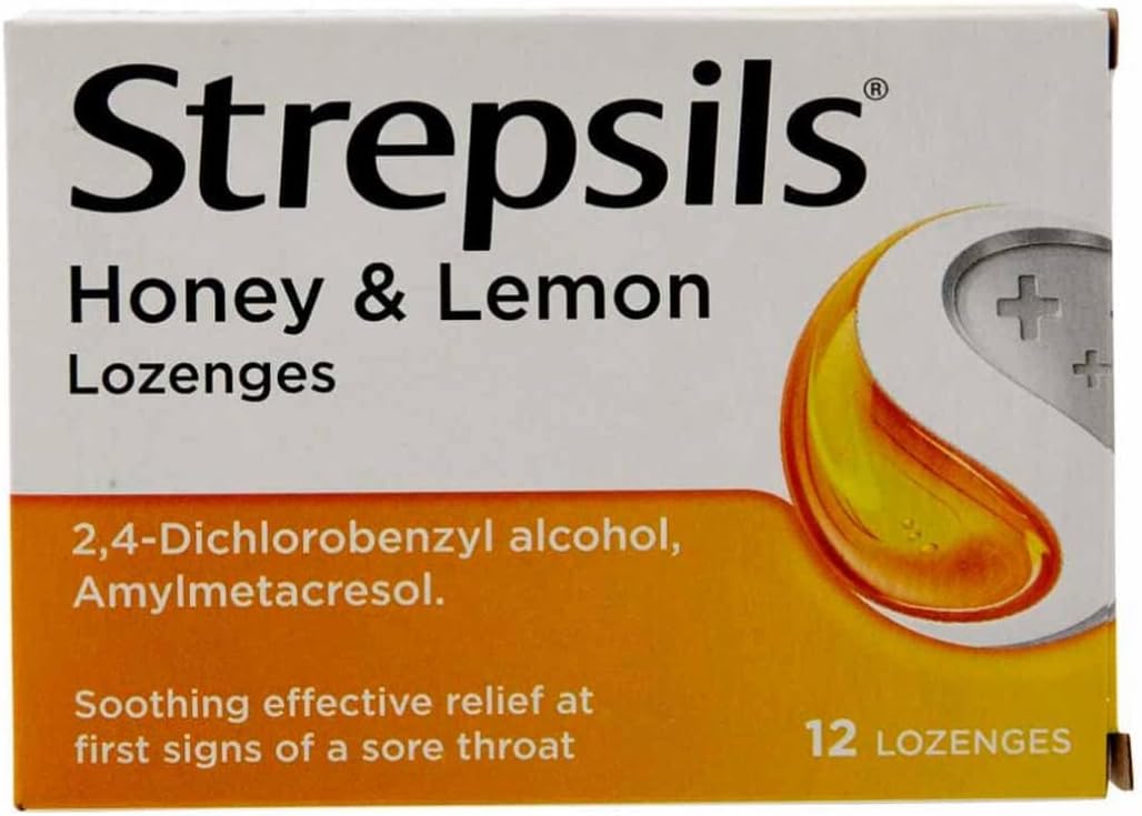 Strepsils Honey and Lemon - Pack of 8 Lozenges