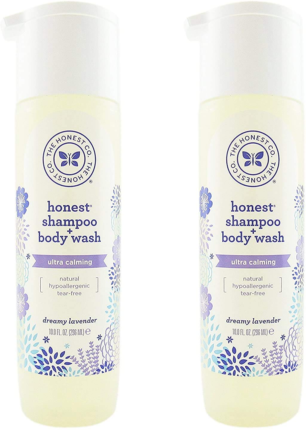 The Honest Company: Dreamy Lavender Scented Shampoo + Body Wash (10 oz) - Pack of 2