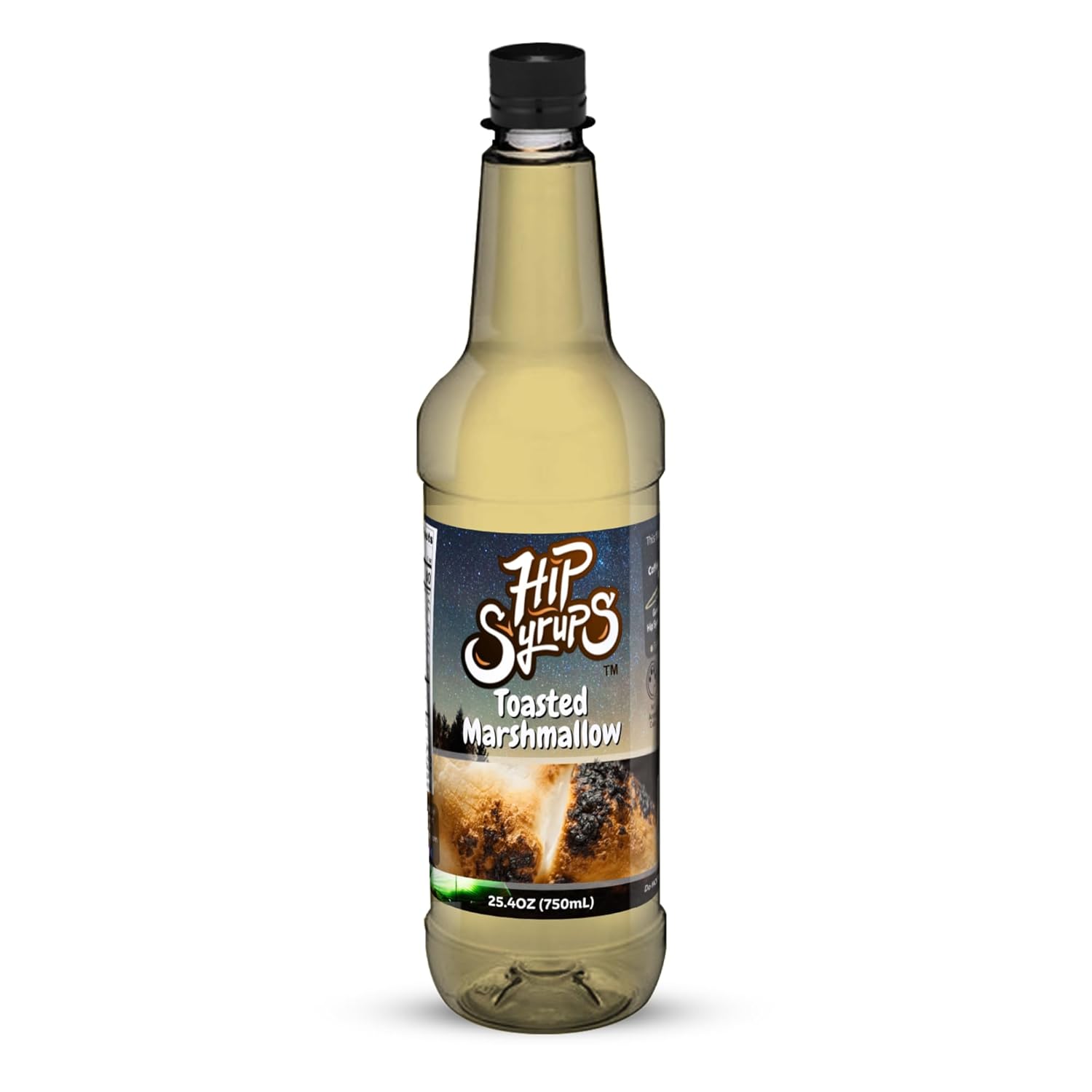Hip Syrups - Toasted Marshmallow Simple Syrup Designed for Coffee, Hot Cocoa