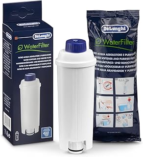 De'Longhi DLSC002 BPA-Free Water Filter Replacement, Pack of 1, White