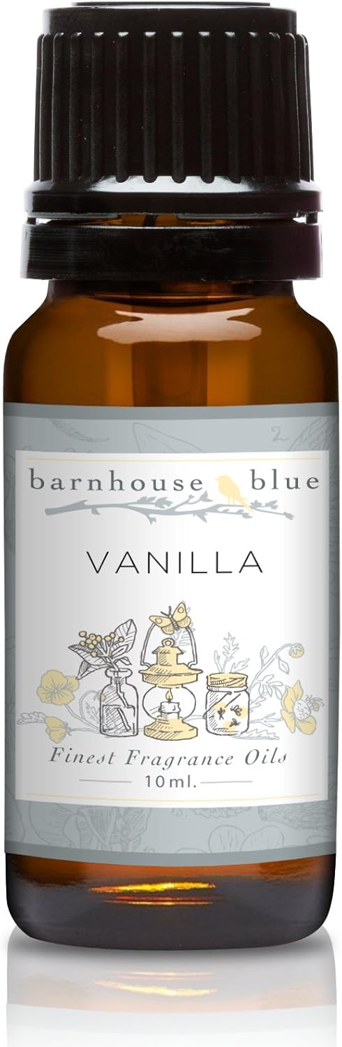 Barnhouse Blue Vanilla Premium Grade Fragrance Oils - For Candle, Soap Making, & More - 10ML