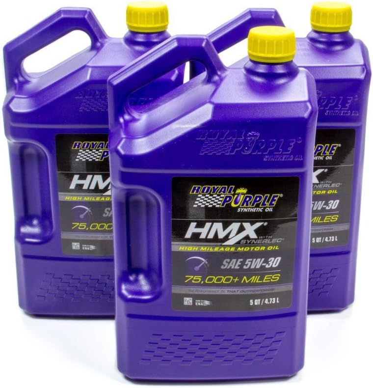Royal Purple HMX High Mileage 5W30 Motor Oil 5 qt Case of 3 P/N 11749
