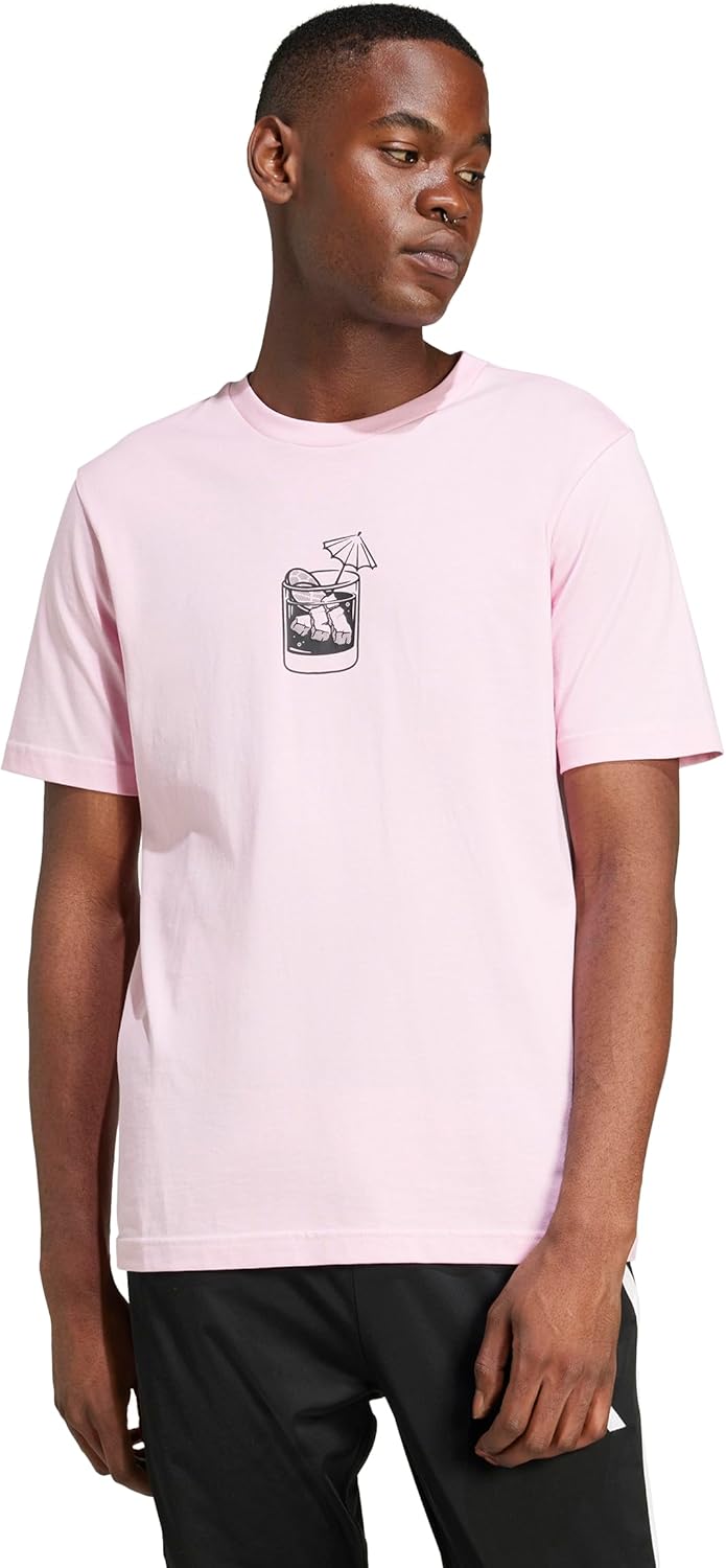 adidas Men's Lounge Drink Graphic T-Shirt